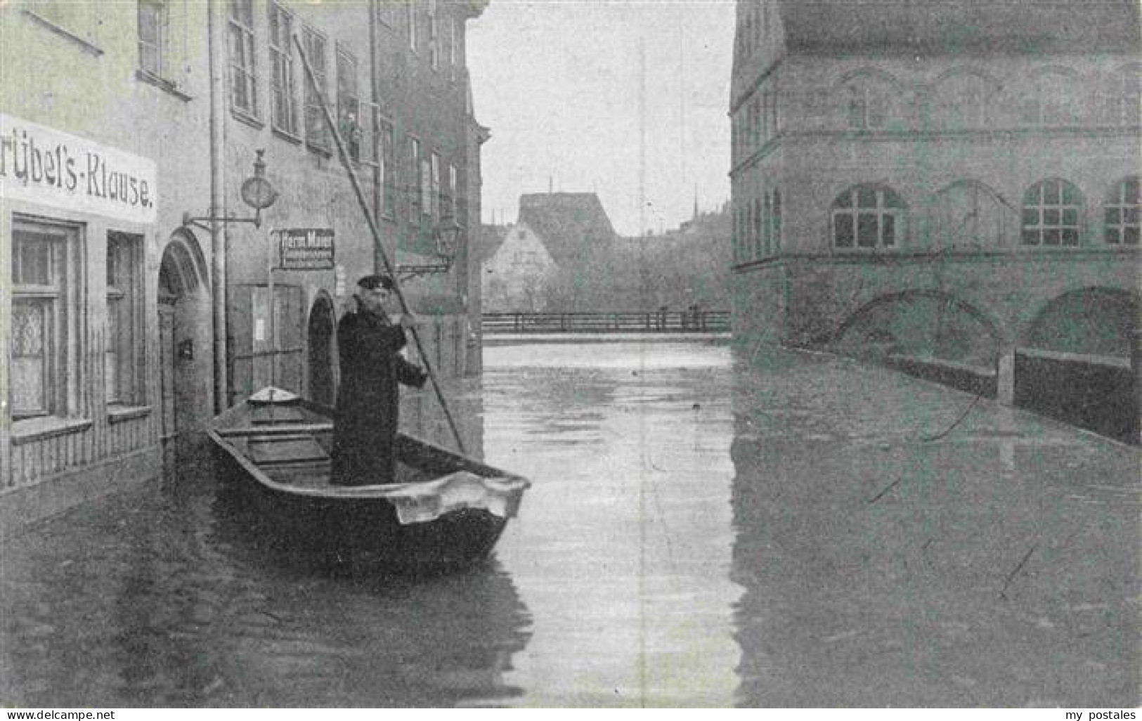 73976189 Nuernberg Hochwasser Katastrophe Gruebelstrasse Februar 1909 - Nuernberg
