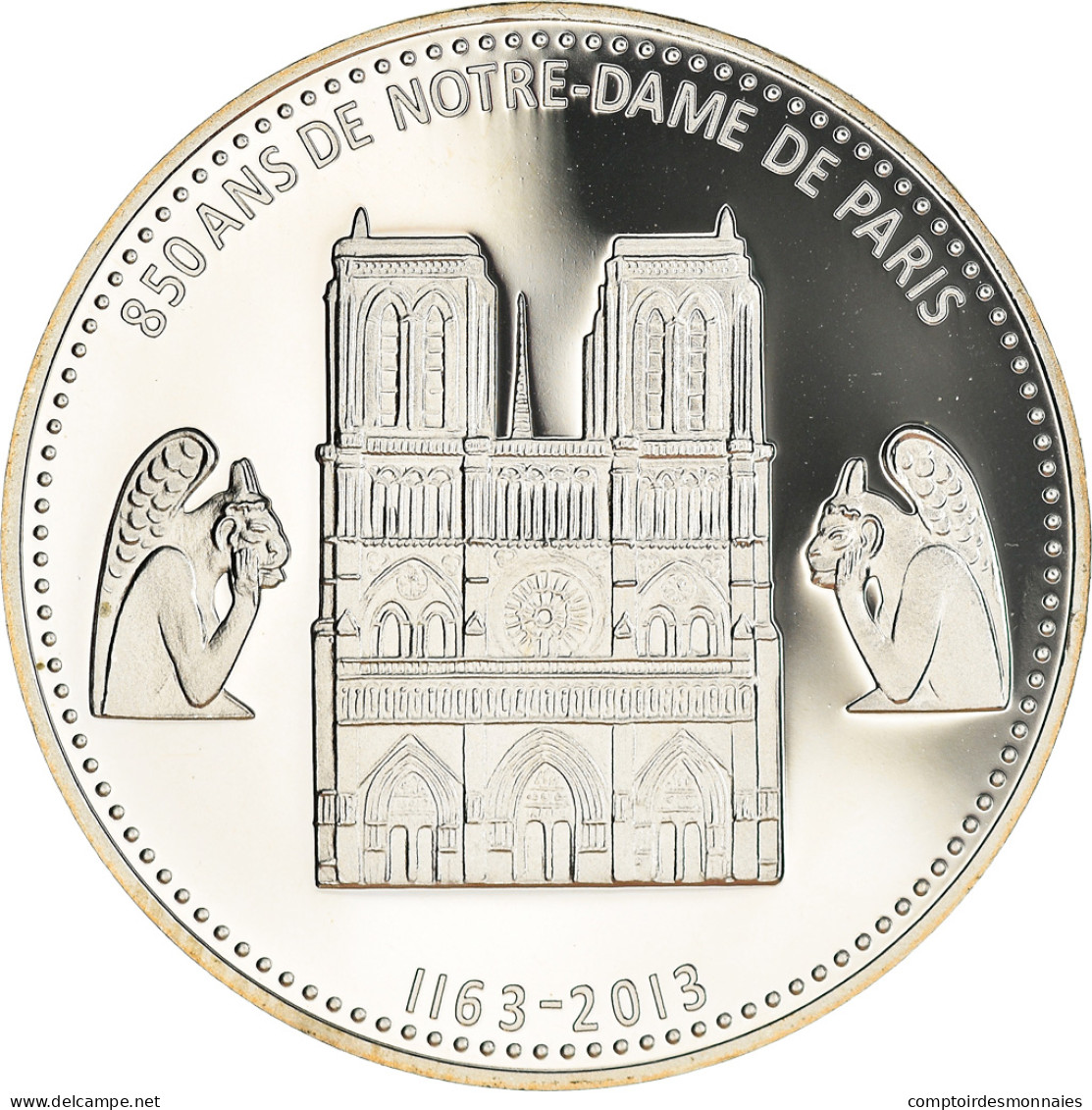 France, Médaille, Les Joyaux De Paris, Notre-Dame De Paris, Arts & Culture - Andere & Zonder Classificatie