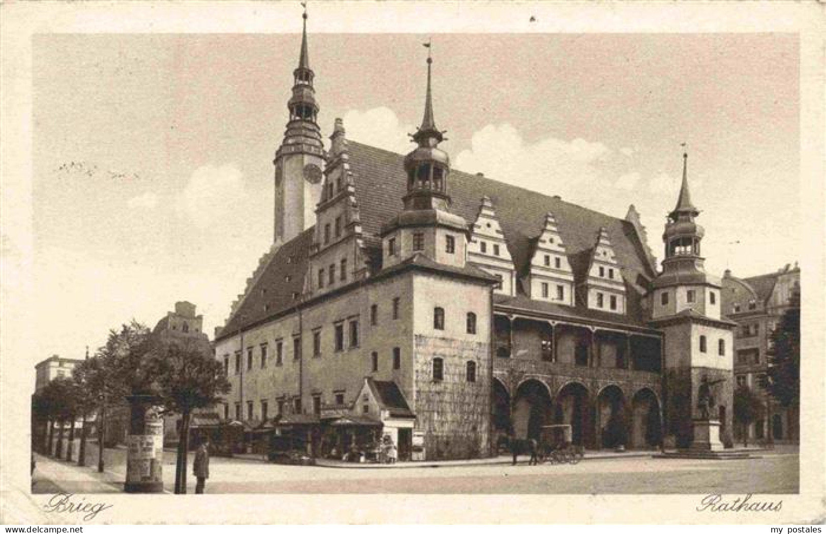 73976165 Brieg__Brzeg_Schlesien_PL Rathaus - Polen