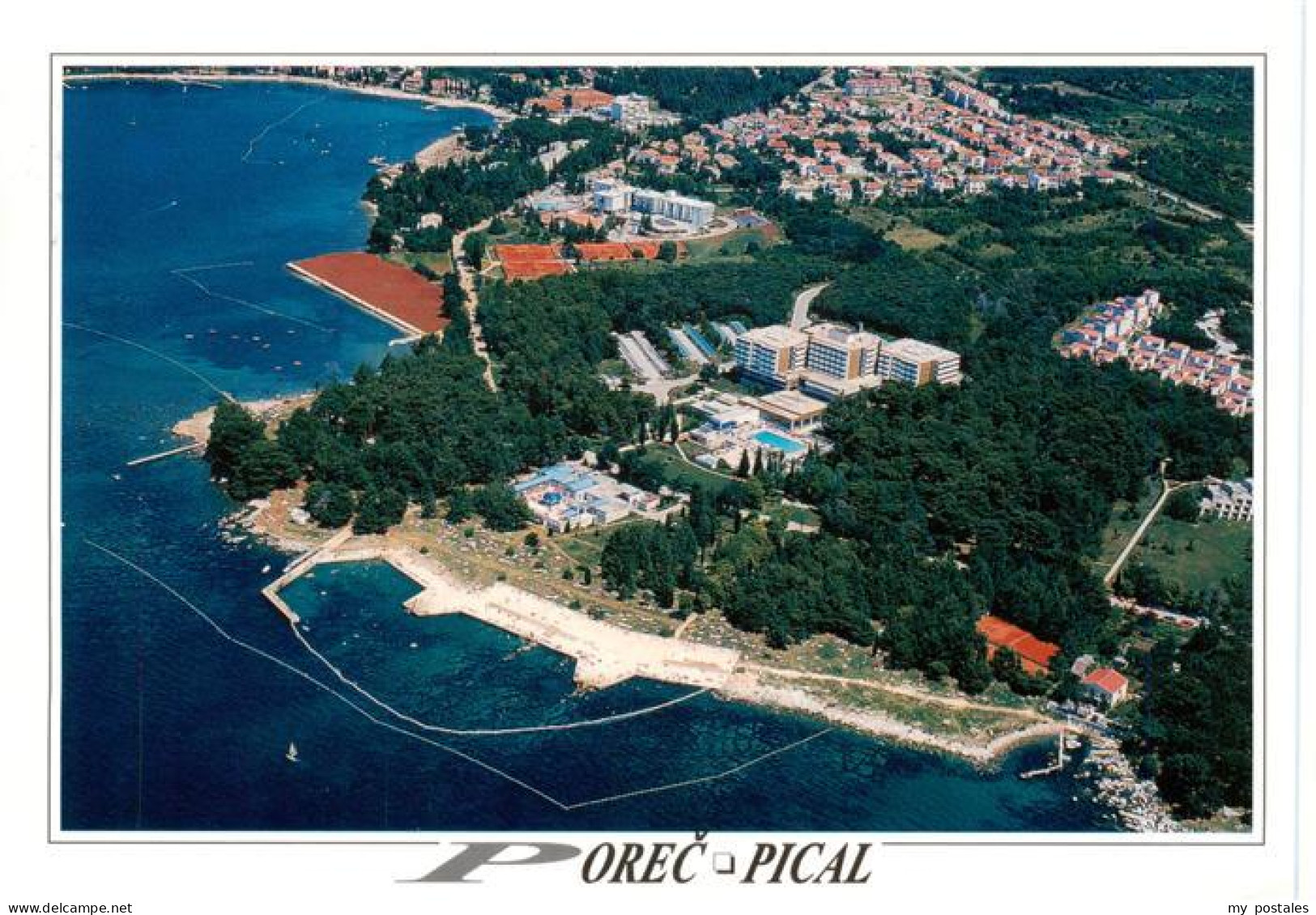 73945769 Porec_Croatia Hotel Zagreb Pical Fliegeraufnahme - Croatie