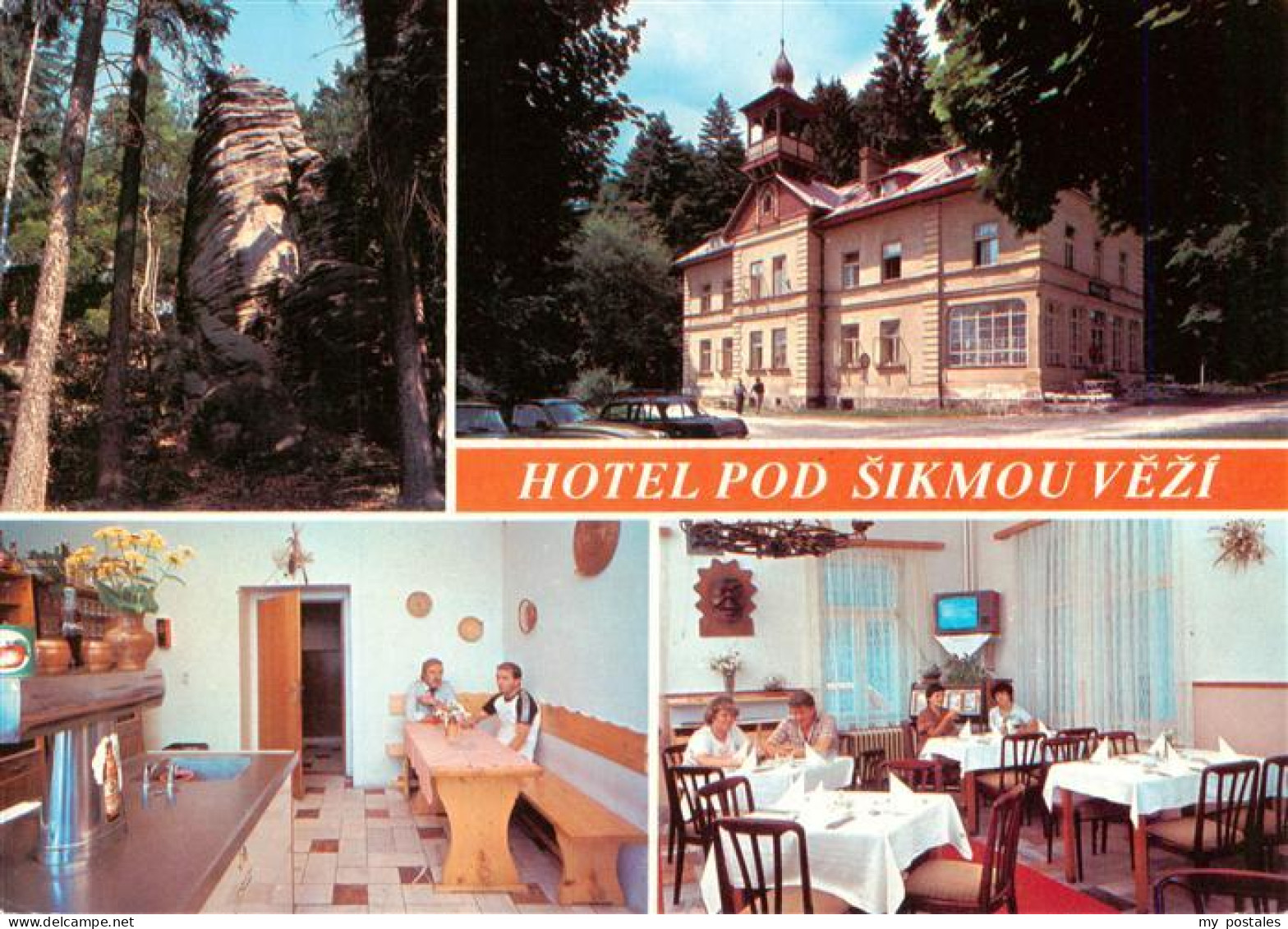 73945751 Cesky_Raj_CZ Prachovske Skaly Hotel Pod Sikmouvezi Horni Lachov - Tschechische Republik