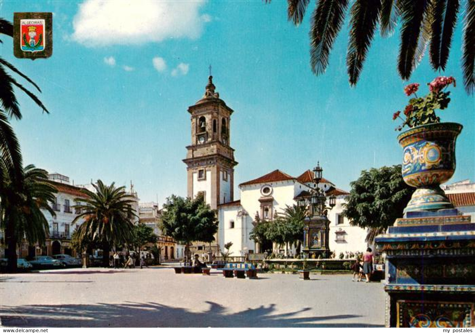 73945723 Algeciras_Cadiz_Andalucia_ES Plaza Generalisimo Iglesia Nuestra Senora  - Autres & Non Classés