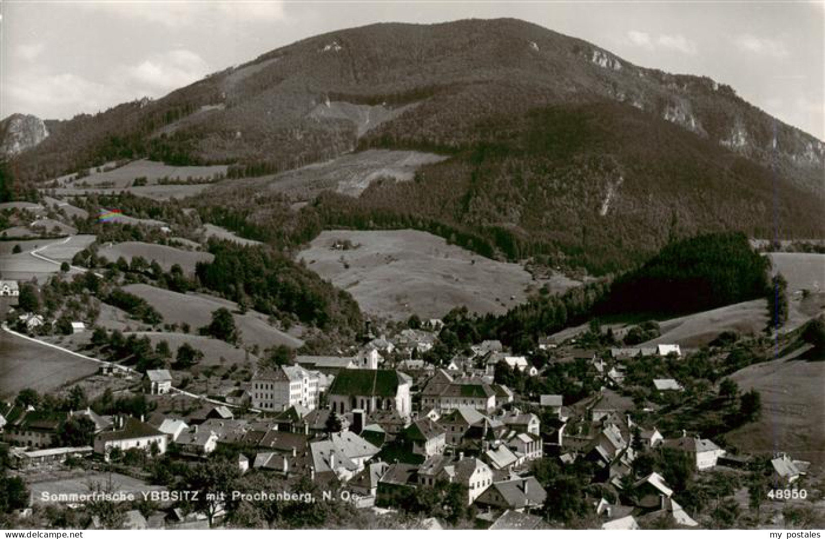 73945709 Ybbsitz_Niederoesterreich_AT Fliegeraufnahme Mit Prochenberg - Autres & Non Classés