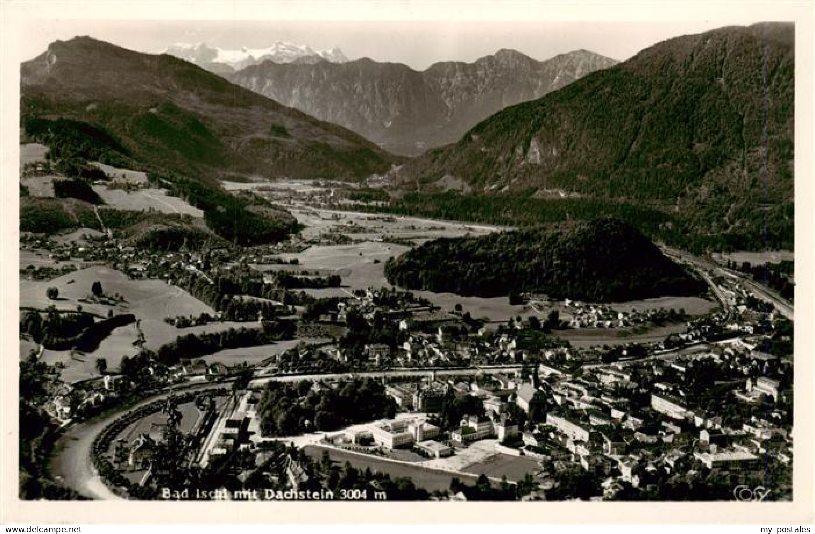 73945708 Bad_Ischl_Salzkammergut_AT Fliegeraufnahme Mit Dachstein - Other & Unclassified