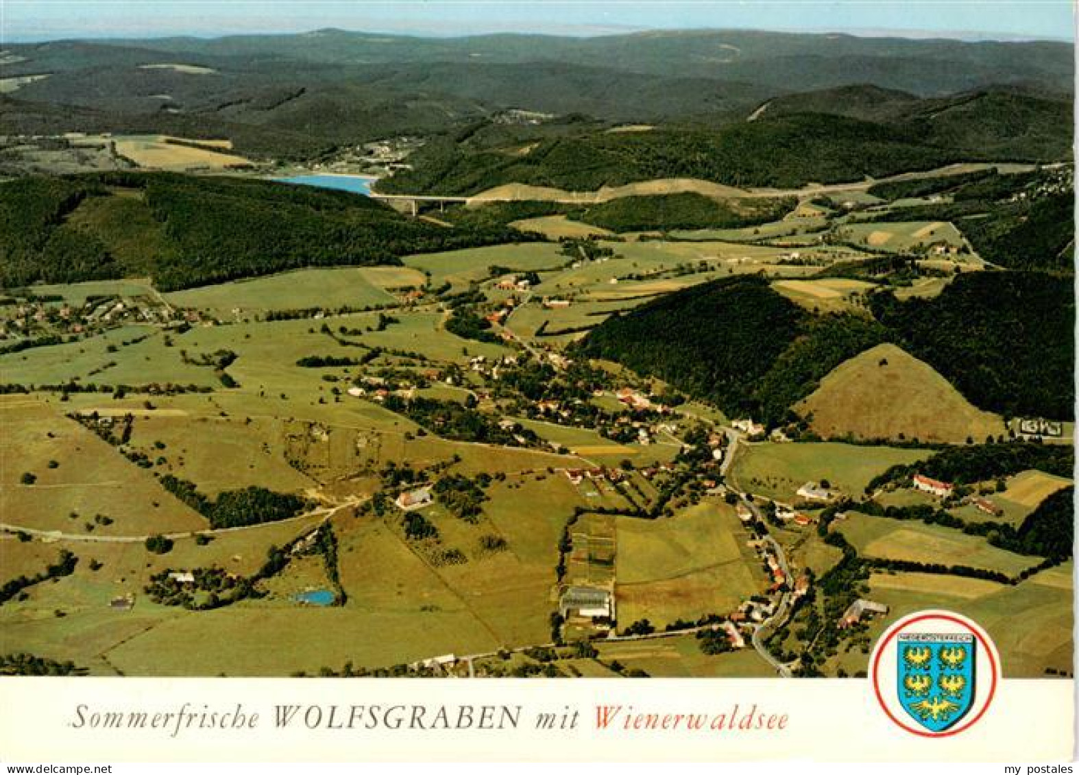 73945646 Wolfsgraben_Niederoesterreich_AT Panorama Mit Wienerwaldsee Sommerfrisc - Altri & Non Classificati