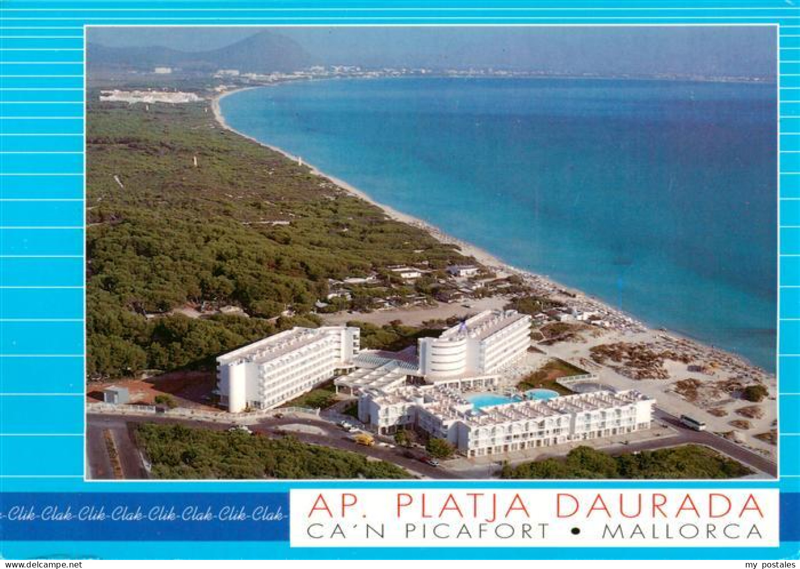 73945576 Can_Picafort_Mallorca_ES Apartamentos Platja Daurada Vista Aérea - Sonstige & Ohne Zuordnung