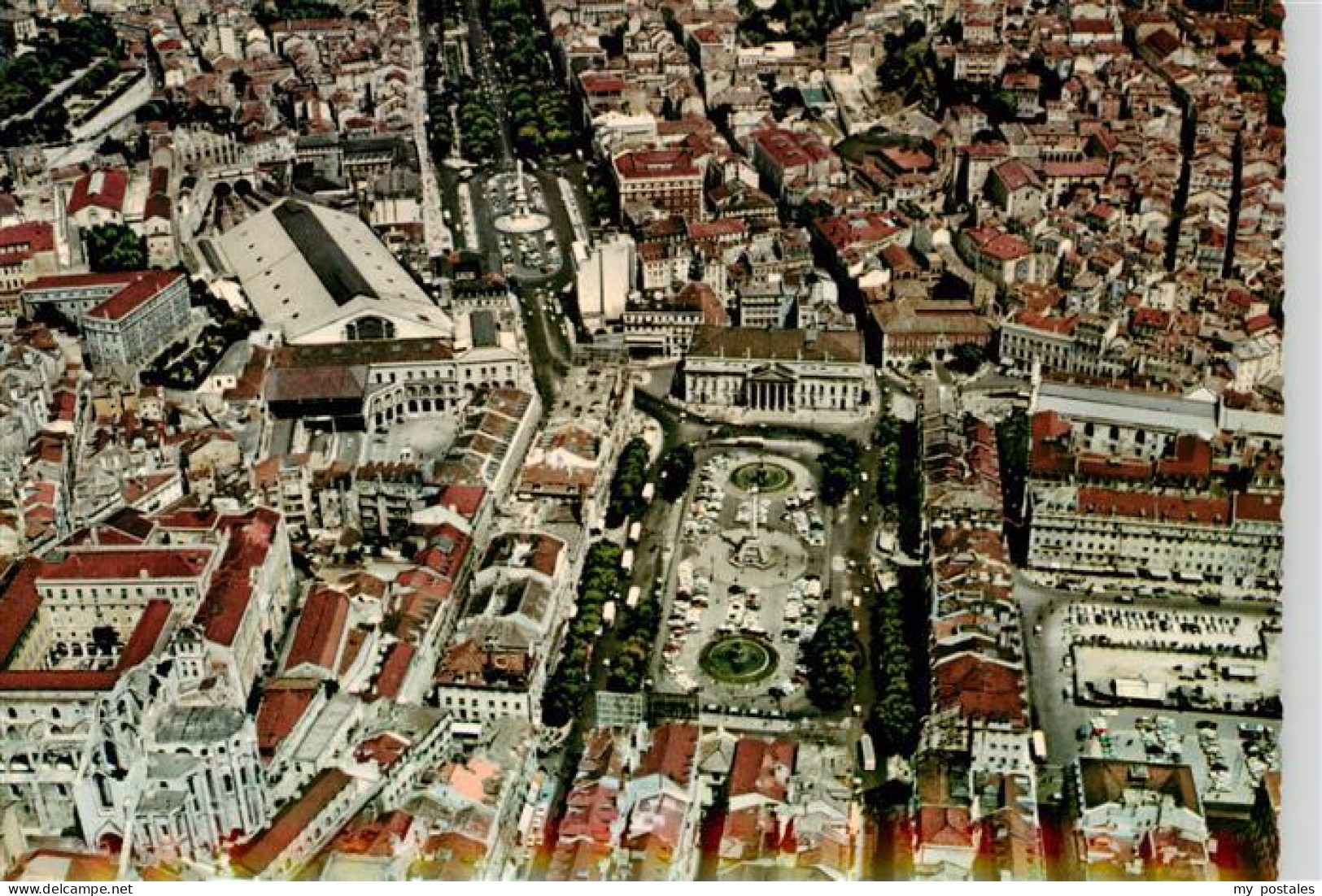 73945572 Lisboa_Lisbon_Lissabon_PT Rossio Et Avenida Da Liberdade Vistas Do Ar - Andere & Zonder Classificatie