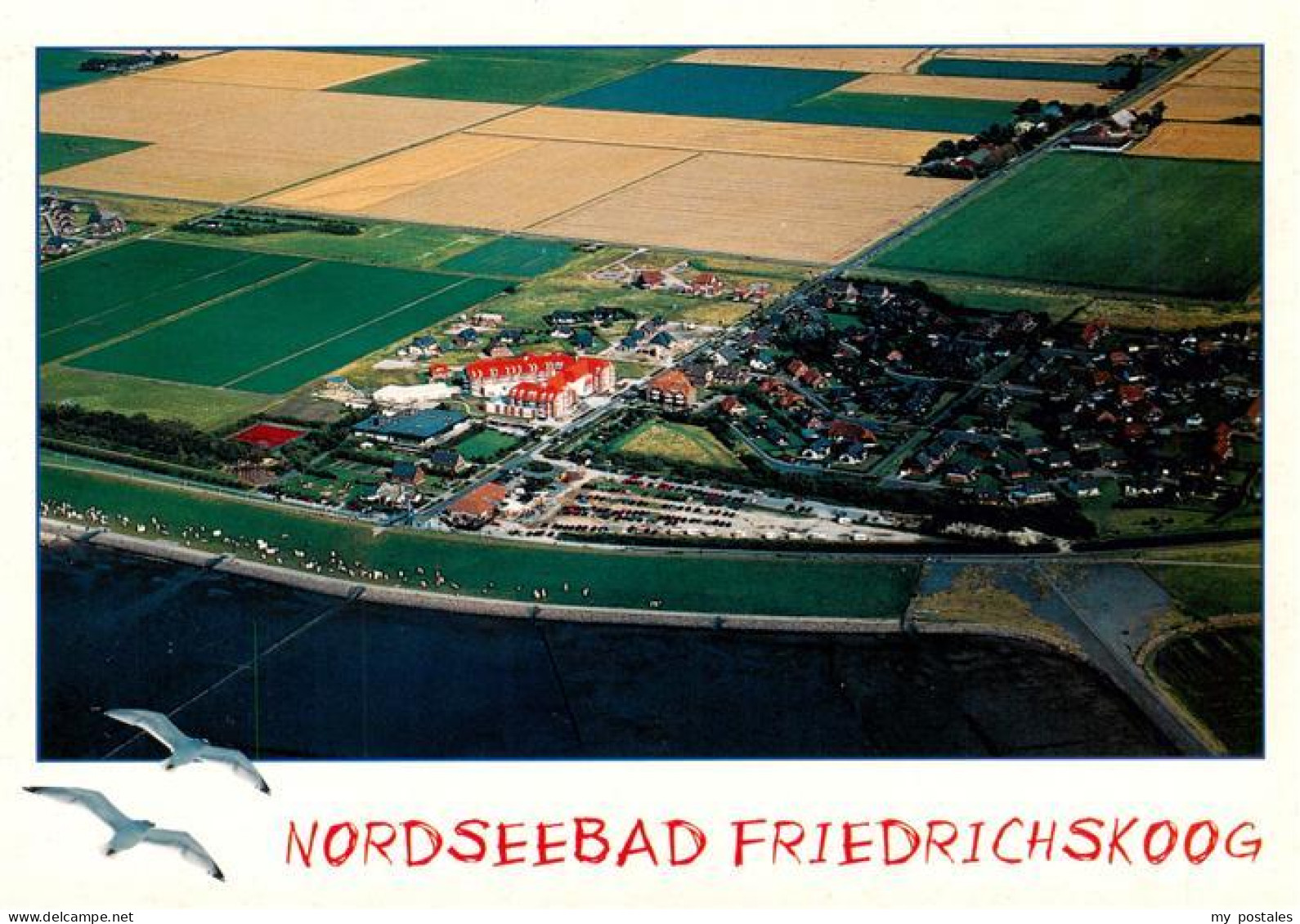 73904212 Friedrichskoog Nordseebad Fliegeraufnahme - Andere & Zonder Classificatie