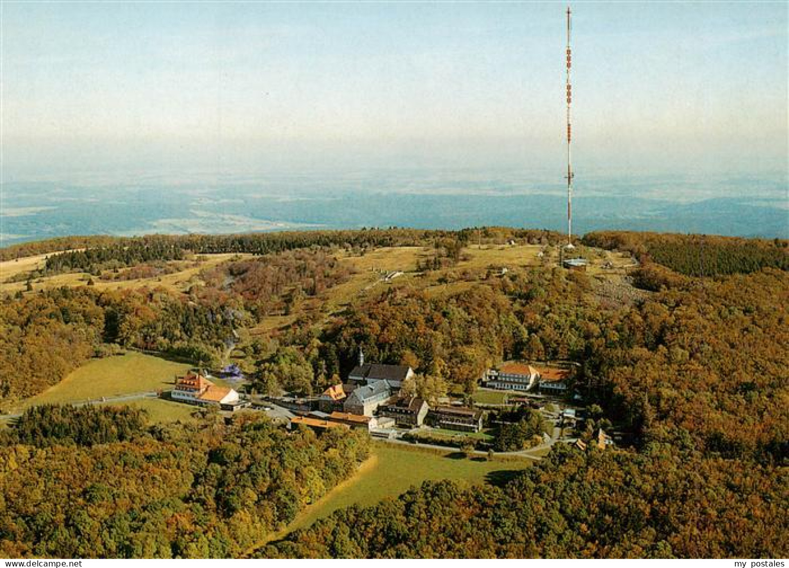 73904190 Bischofsheim Rhoen Kloster Kreuzberg Fliegeraufnahme - Sonstige & Ohne Zuordnung