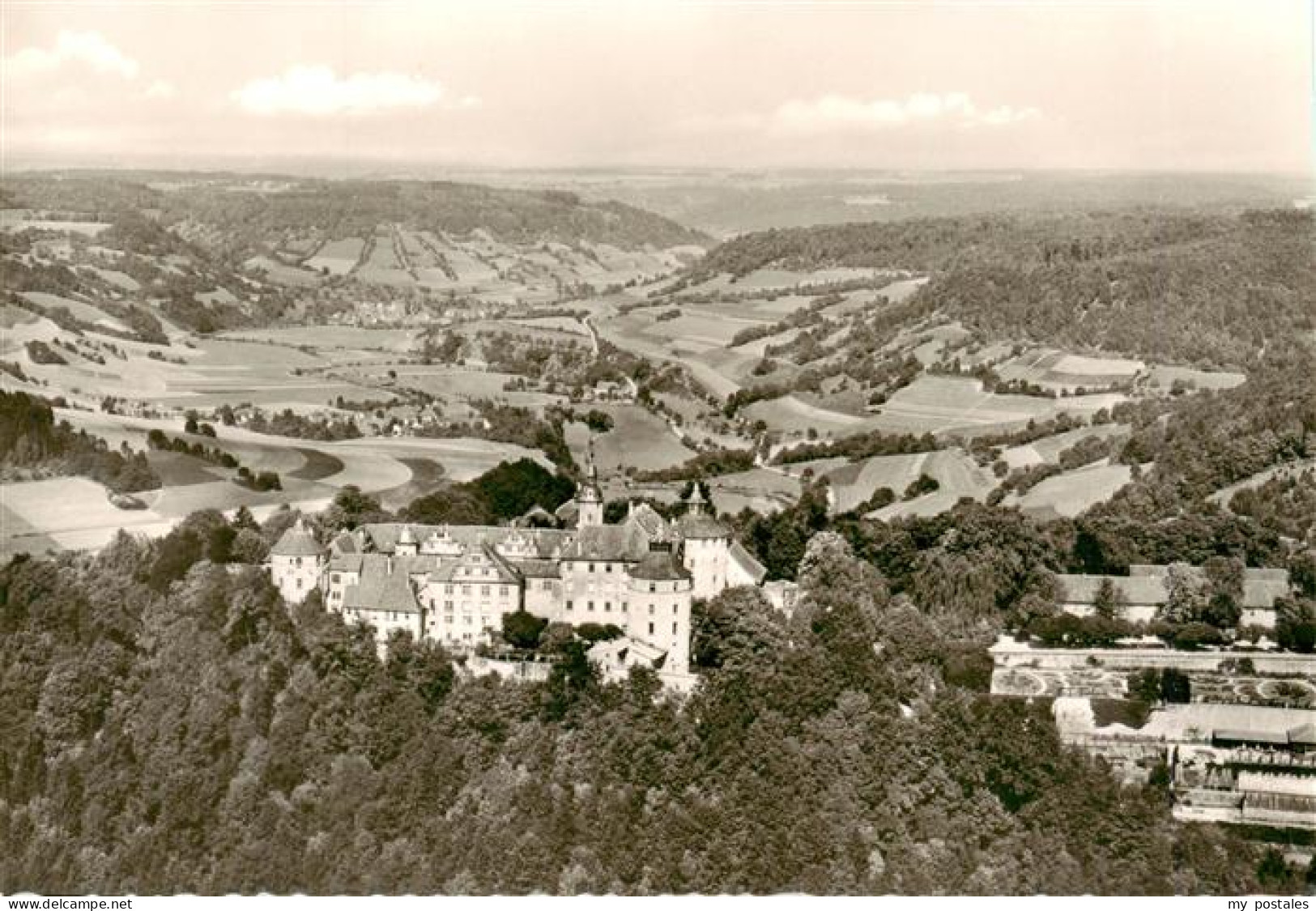 73904179 Hohenlohe Bopfingen Schloss Langenburg Fliegeraufnahme - Autres & Non Classés