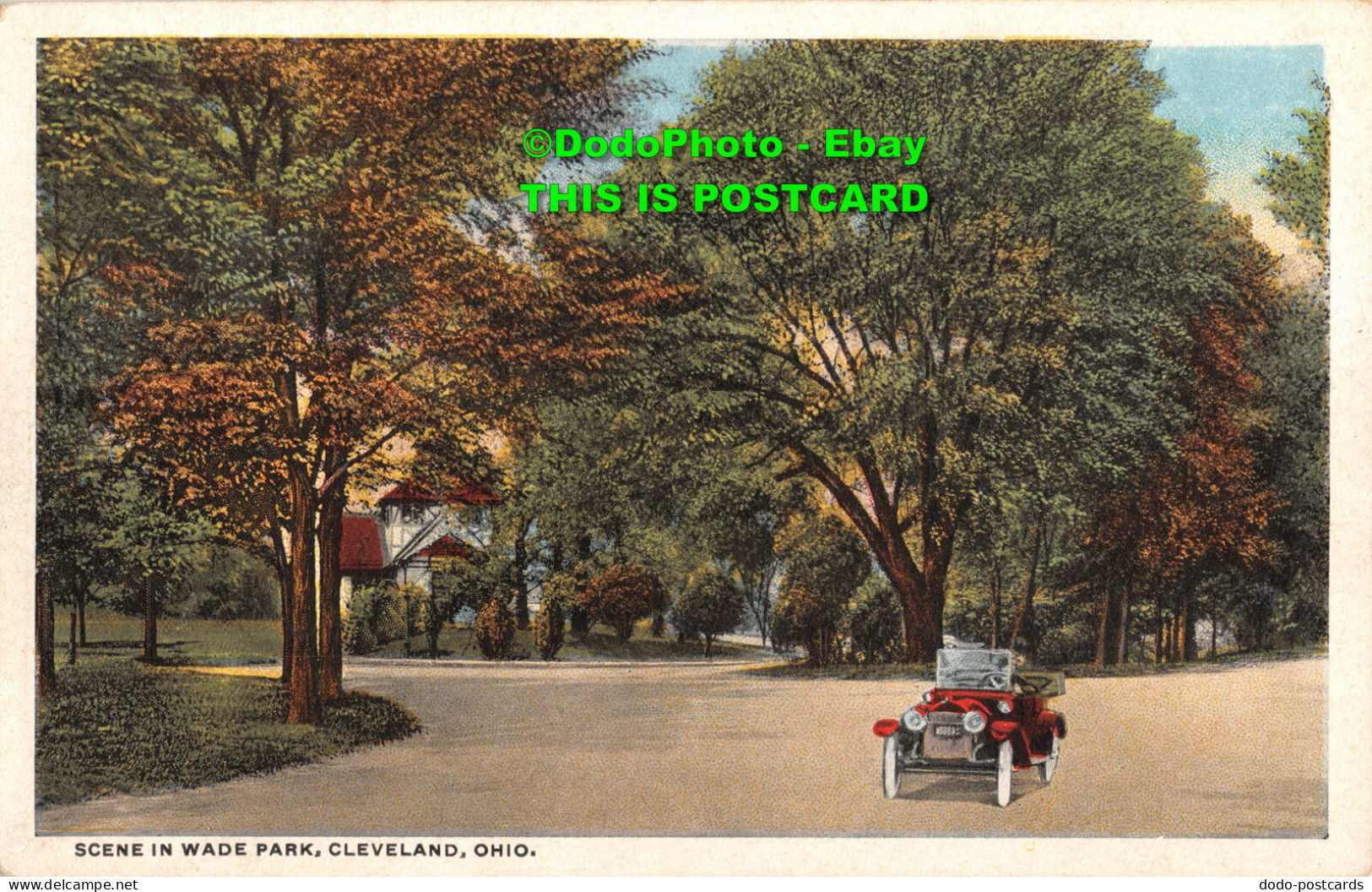 R346648 Ohio. Cleveland. Scene In Wade Park. Braun Post Card Co - World