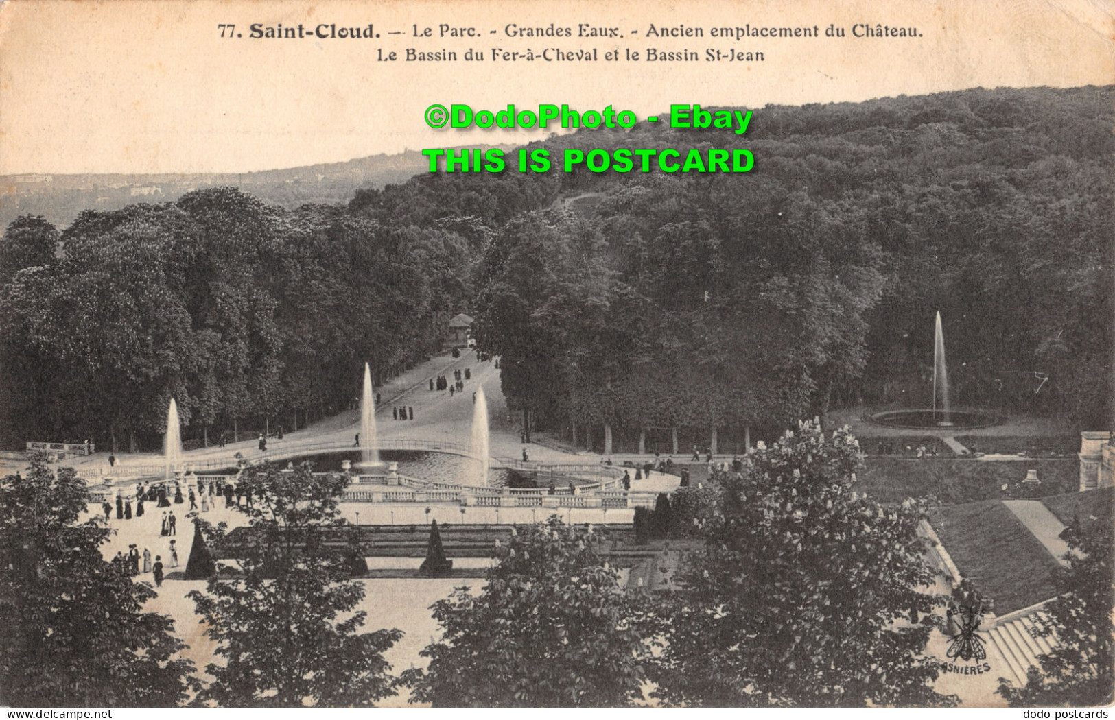 R346662 Saint Cloud. Le Parc. Grandes Eaux. Ancien Emplacement Du Chateau. Le Ba - World