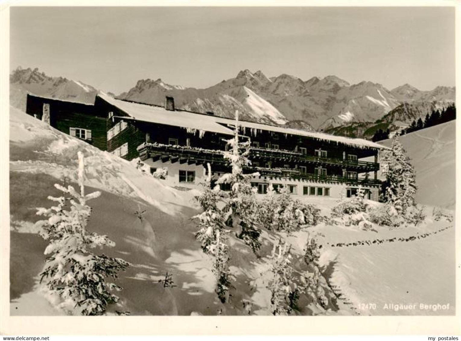 73904151 Sonthofen  Oberallgaeu Allgaeuer Berghof Mit Alpe Eck - Sonthofen