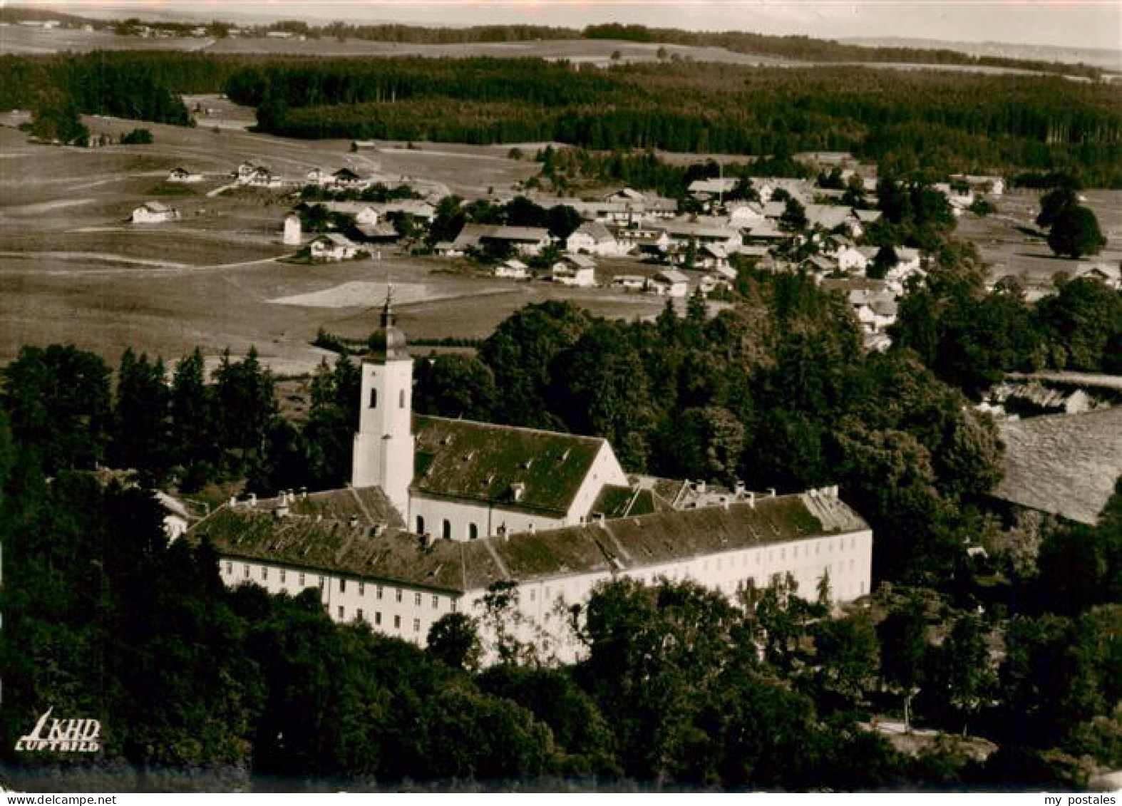 73904115 Dietramszell Kloster Schoenegg Fliegeraufnahme - Altri & Non Classificati