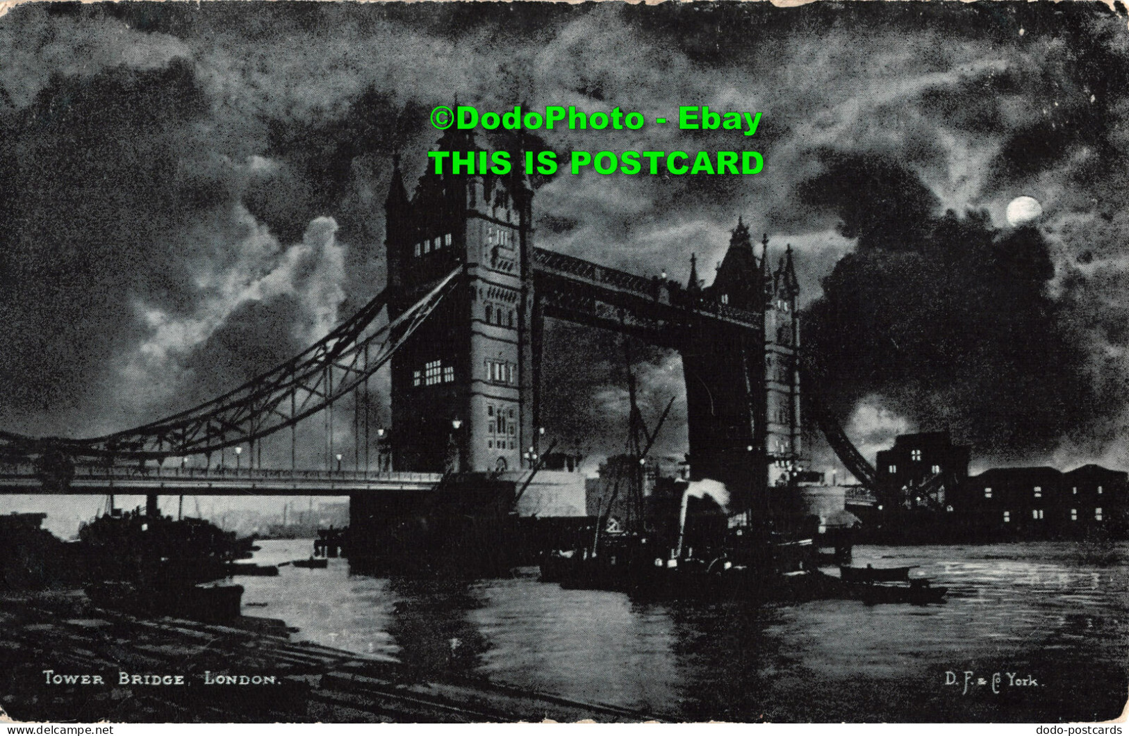 R347200 London. Tower Bridge. Delittle. Fenwick. D. F. And Co. Series - Other & Unclassified