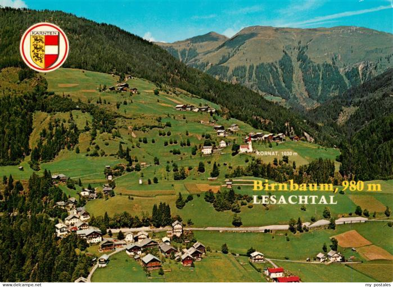 73904066 Birnbaum Lesachtal Gasthof Post Brunner Fliegeraufnahme - Other & Unclassified