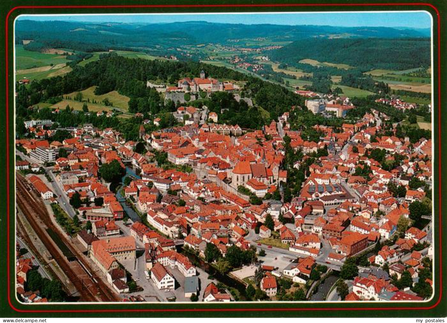 73904000 Kronach Oberfranken Fliegeraufnahme - Kronach