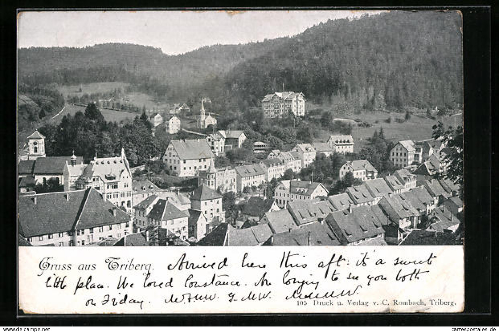 AK Triberg, Panorama  - Triberg