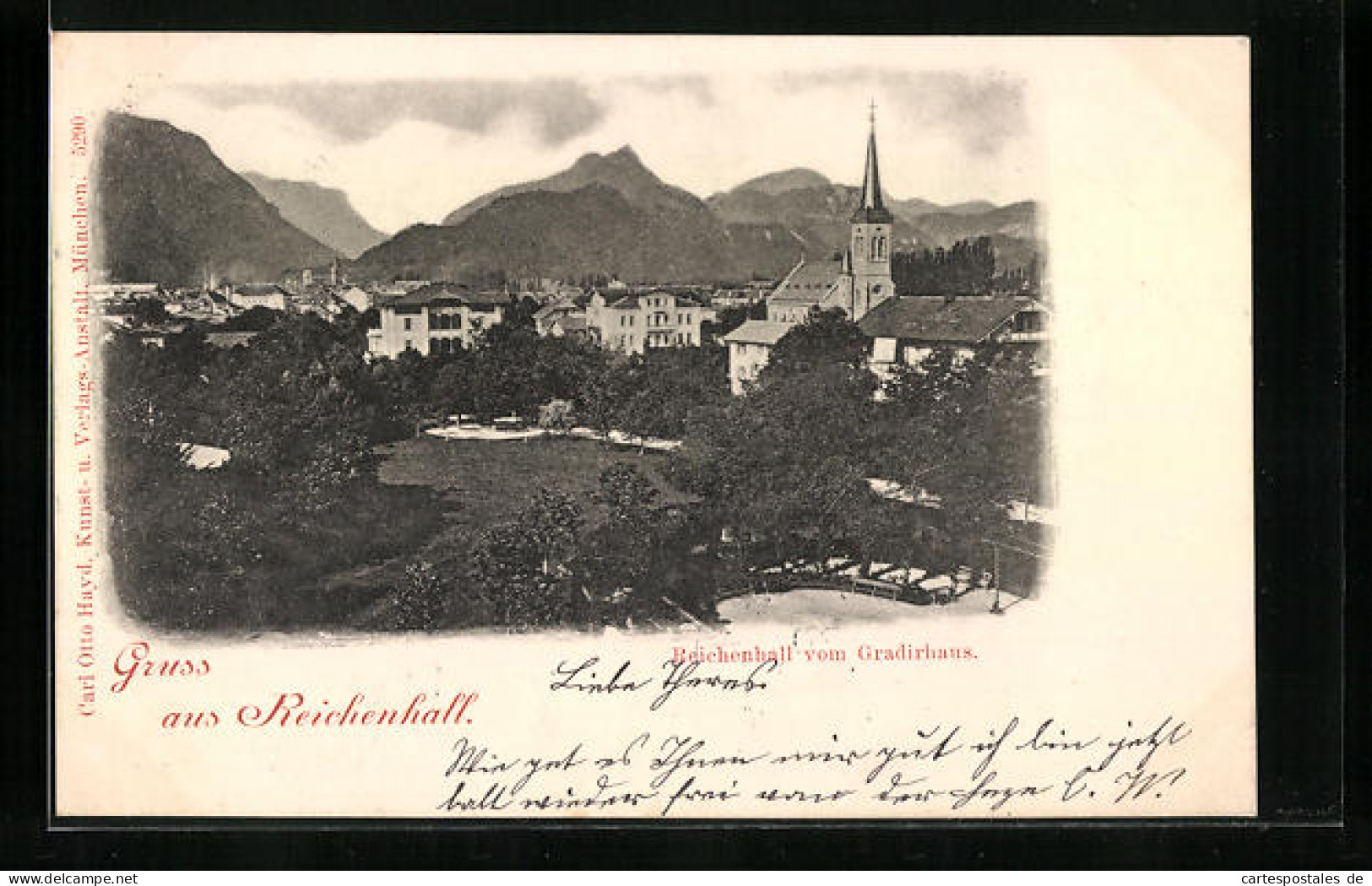 AK Reichenhall, Ortsansicht Vom Gradirhaus Aus  - Bad Reichenhall