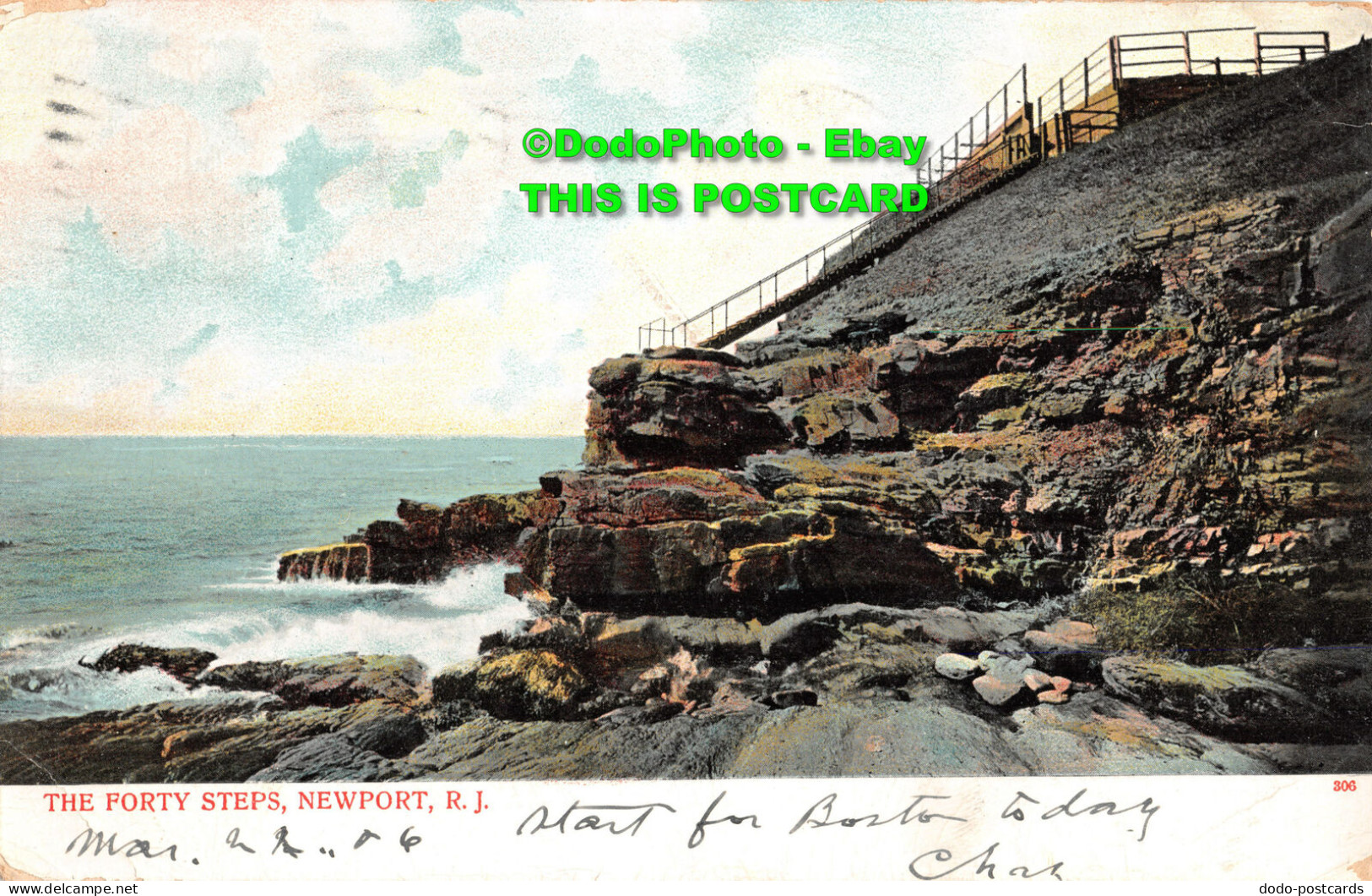 R347261 R. J. Newport. The Forty Steps. A. C. Bosselman. 1906 - World
