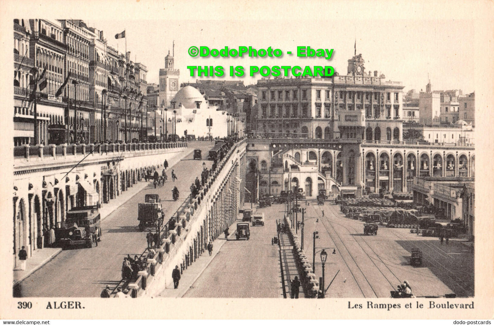 R346804 Alger. Les Rampes Et Le Boulevard. G. And Cie Succrs. L. And Y - World