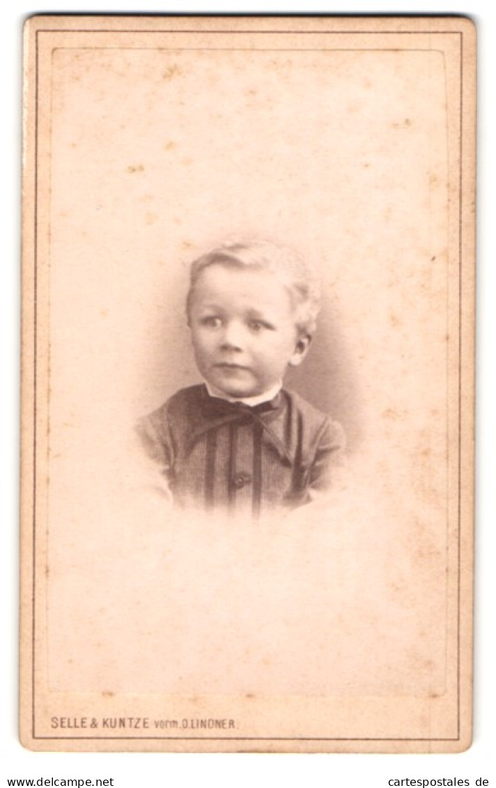 Fotografie Selle & Kuntze, Potsdam, Schwertfeger Str. 14, Portrait Eines Kleinen Kindes Mit Neugierigem Blick  - Personnes Anonymes