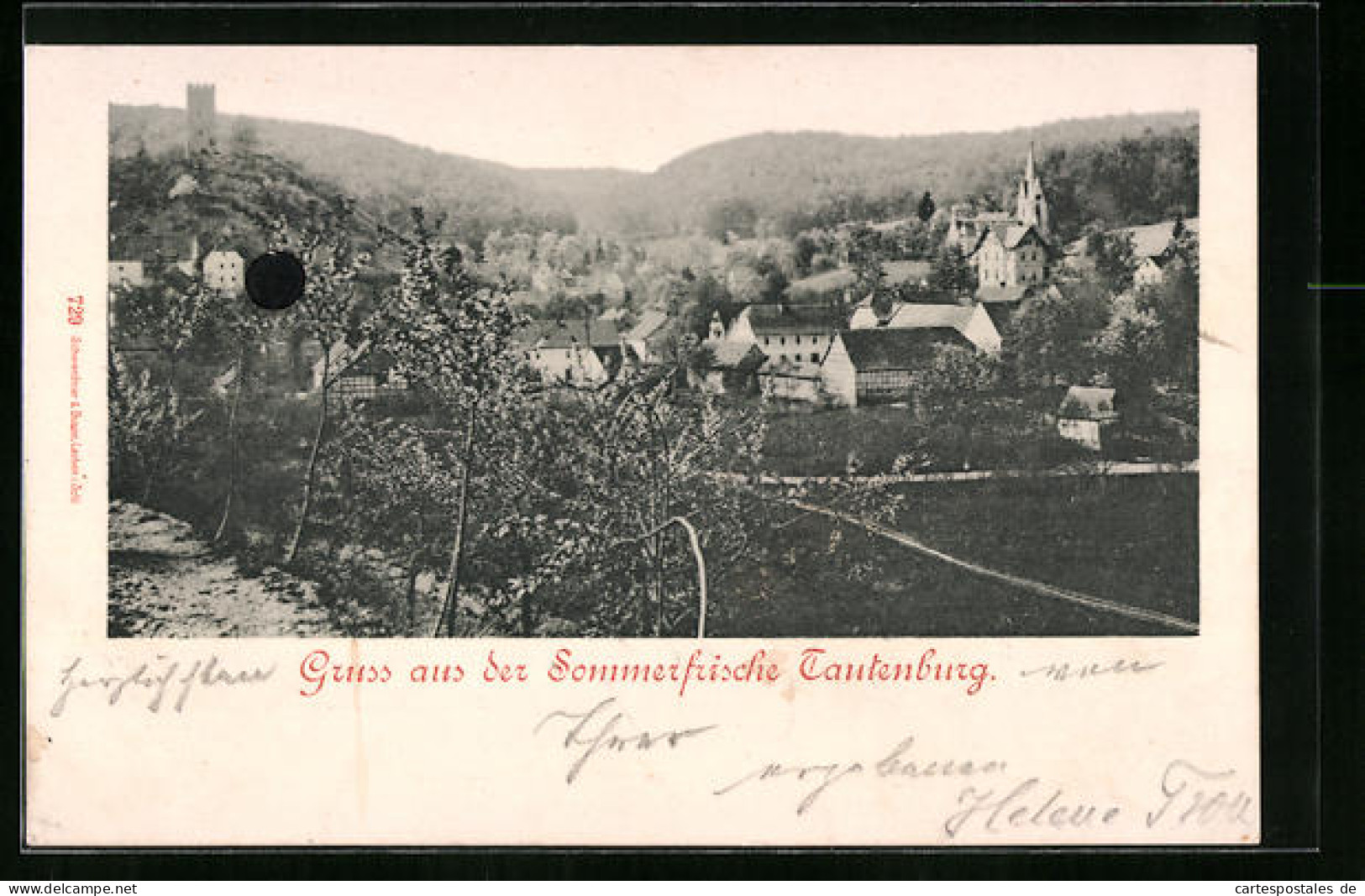 AK Tautenburg Bei Dornburg /Saale, Ortsansicht  - Autres & Non Classés