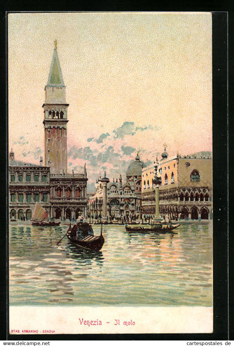 Cartolina Venezia, Il Molo  - Venezia (Venedig)