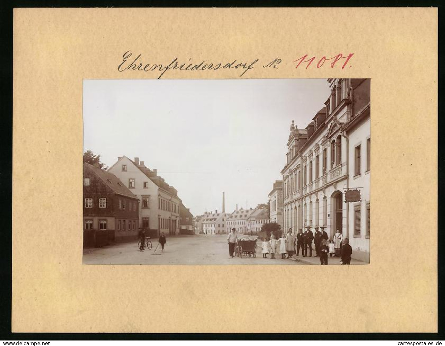 Fotografie Brück & Sohn Meissen, Ansicht Ehrenfriedersdorf, Partie In Der Schützenstrasse, Neumarkt, Fleischer Graup  - Lieux