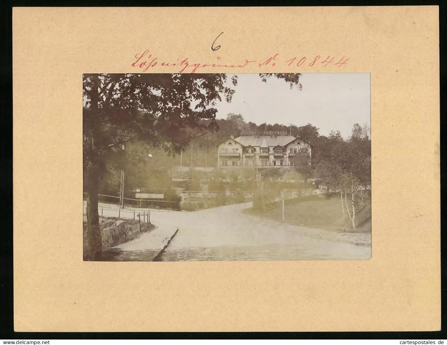 Fotografie Brück & Sohn Meissen, Ansicht Lössnitzgrund, Blick Auf Das Kurhaus Friedewald  - Orte