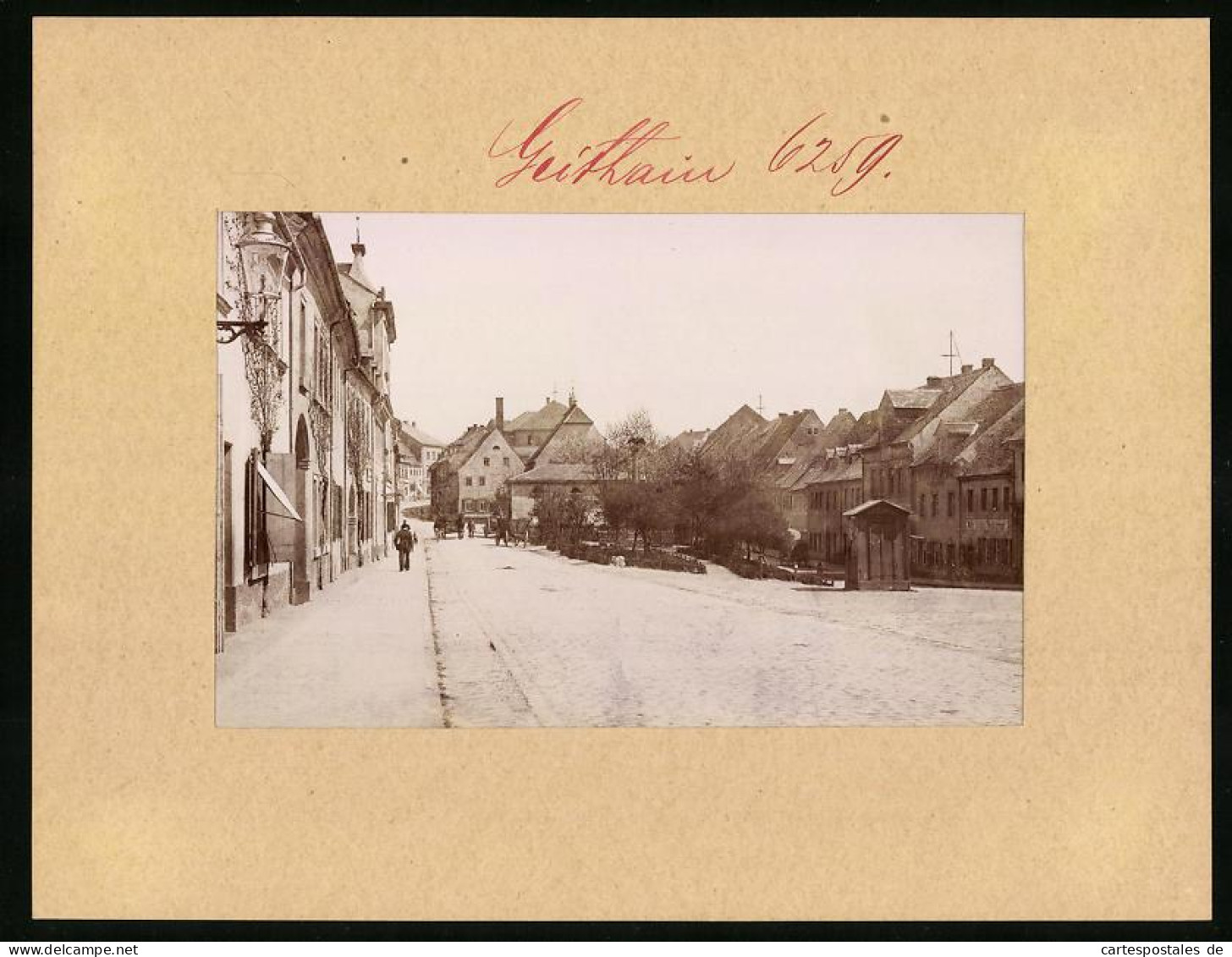 Fotografie Brück & Sohn Meissen, Ansicht Geithain, Altenburger Strasse Mit Fotoatelier Wilhelm Leube  - Orte