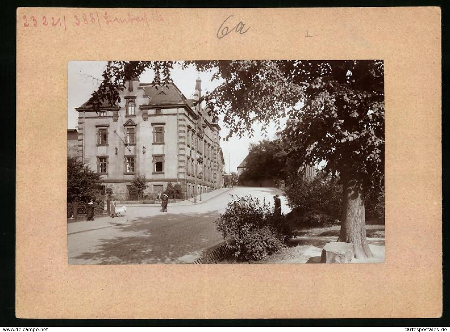 Fotografie Brück & Sohn Meissen, Ansicht Limbach I. Sa., Strasse Am Amtsgericht  - Lieux