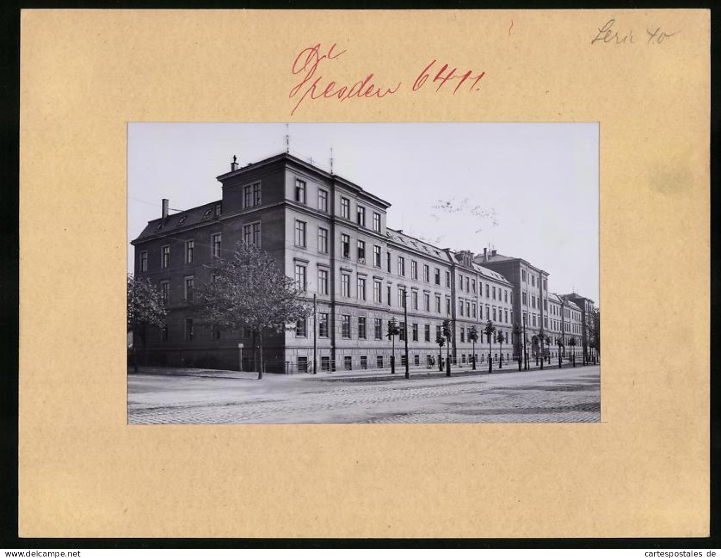 Fotografie Brück & Sohn Meissen, Ansicht Dresden, Kaserne Des 1. Königlich Sächsischen Pionier-Bataillon Nr. 12  - Lieux