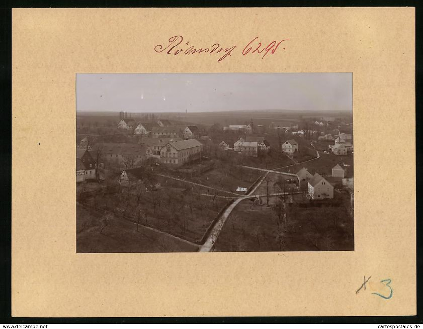 Fotografie Brück & Sohn Meissen, Ansicht Röhrsdorf, Ortansicht Mit Wohnhäusern  - Places