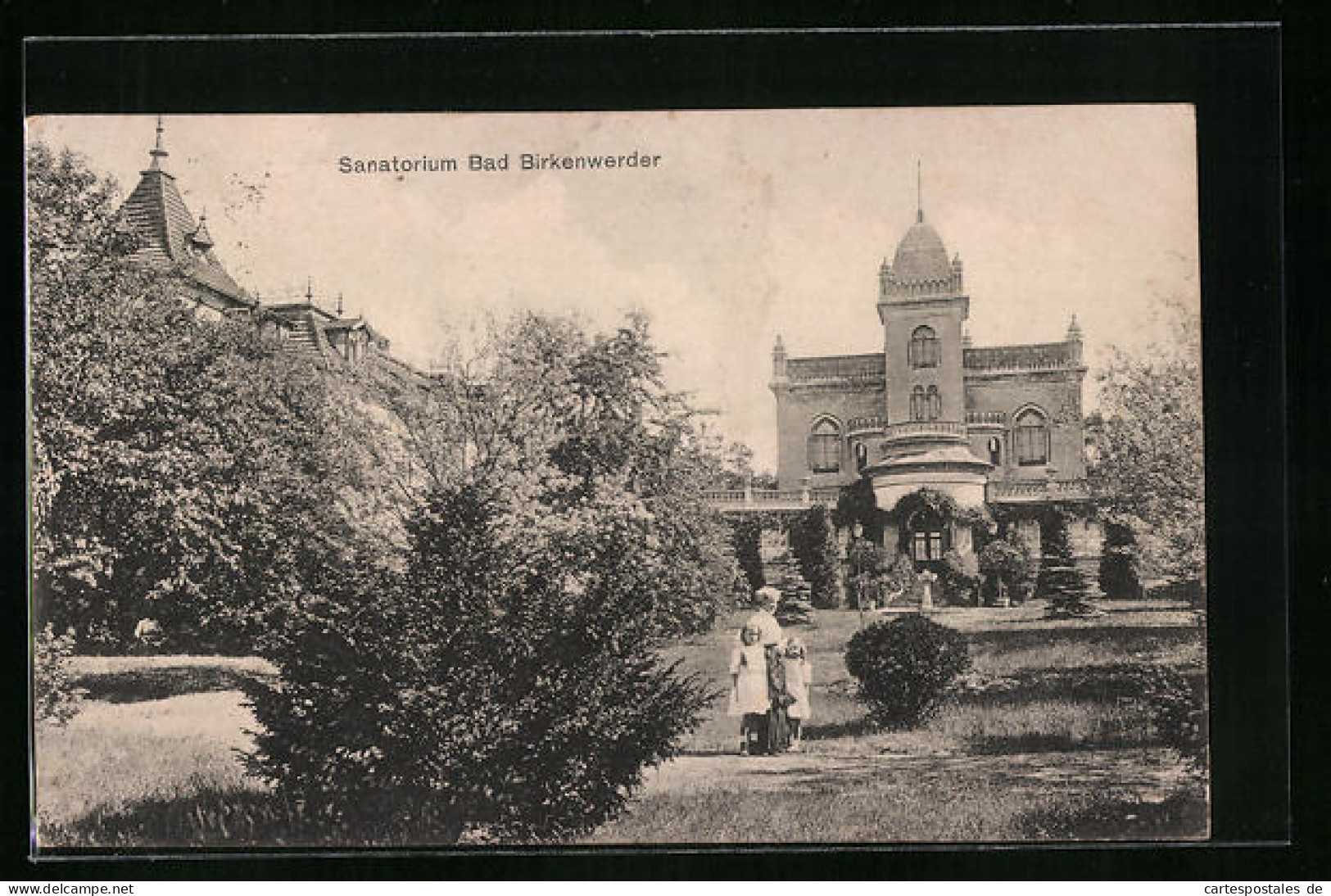 AK Bad Birkenwerder, Sanatorium Mit Grünanlage  - Birkenwerder