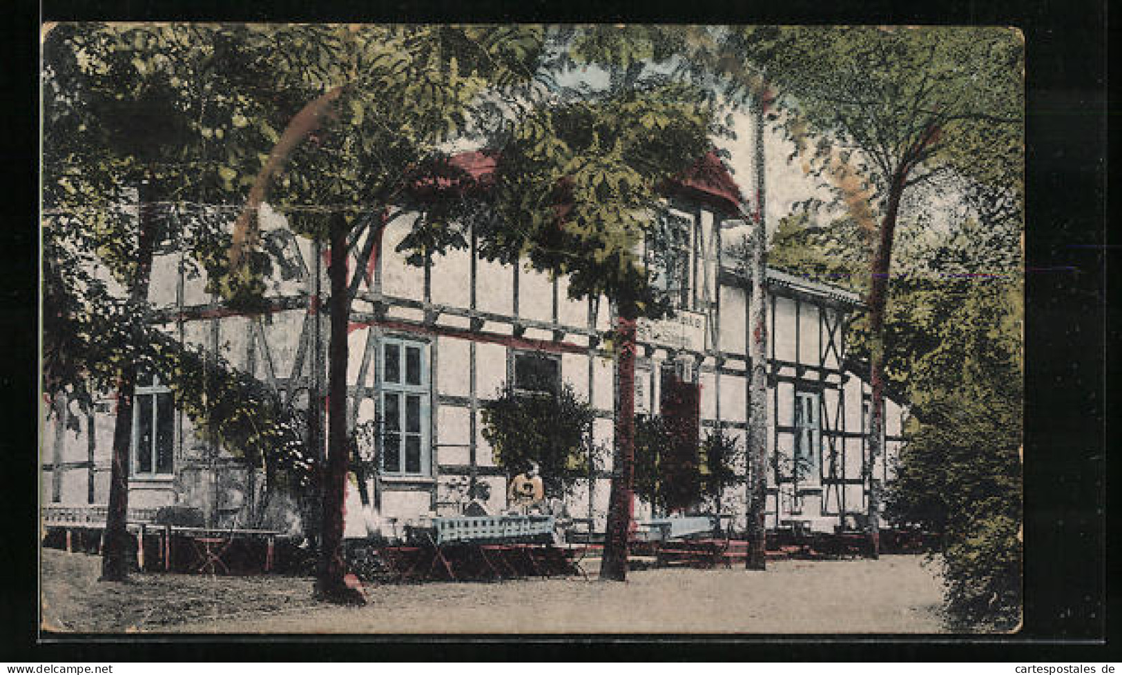 AK Neu-Schleffin, Gasthaus Waldschenke Mit Terrasse  - Pommern