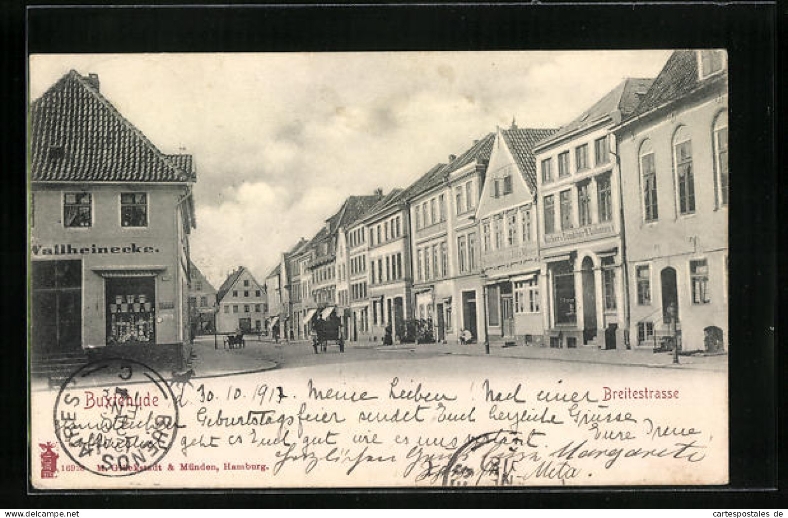 AK Buxtehude, Passanten In Der Breitestrasse  - Buxtehude
