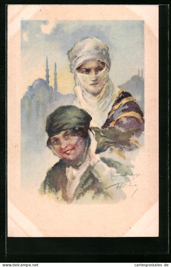 AK Constantinople, Des Femmes Turques  - Unclassified