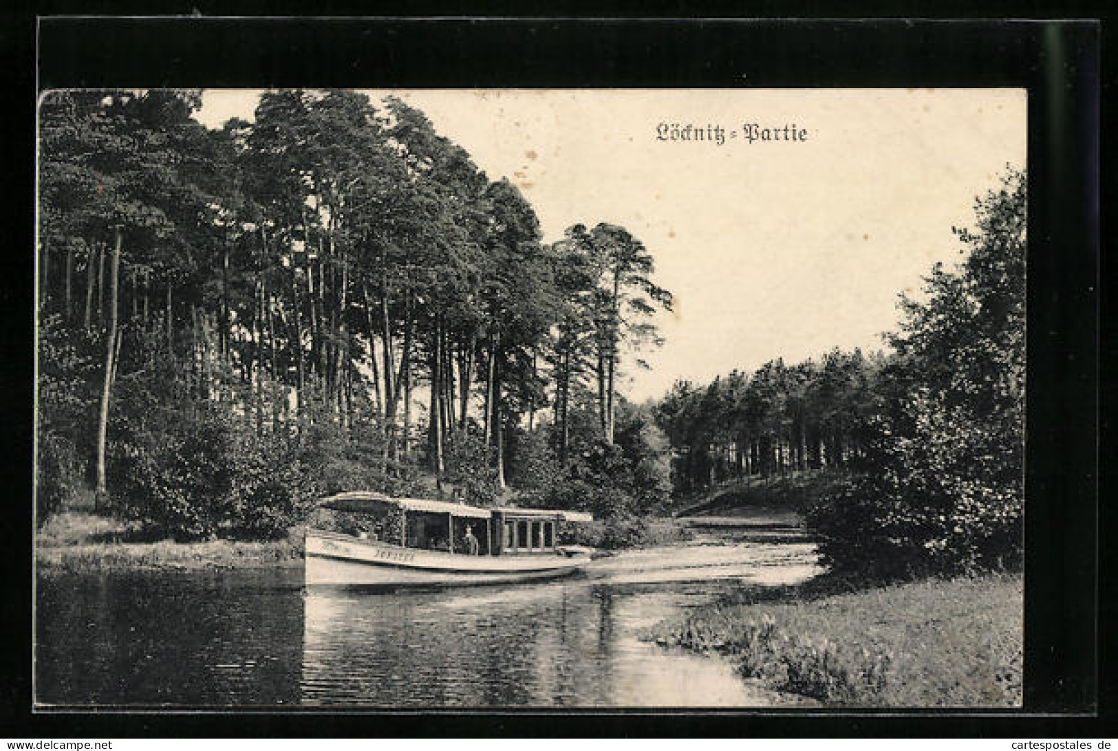 AK Löcknitzpartie Mit Ausflugsboot Jupiter  - Andere & Zonder Classificatie