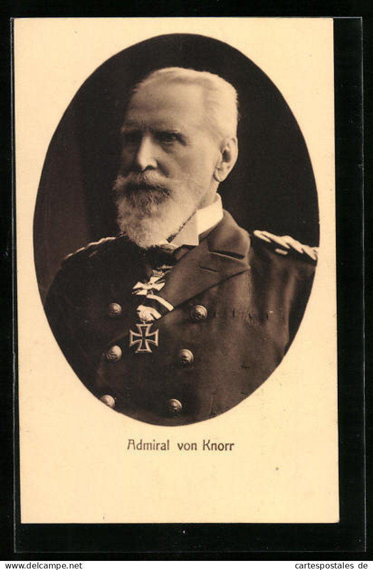 AK Portrait Admiral Von Knorr  - Andere & Zonder Classificatie