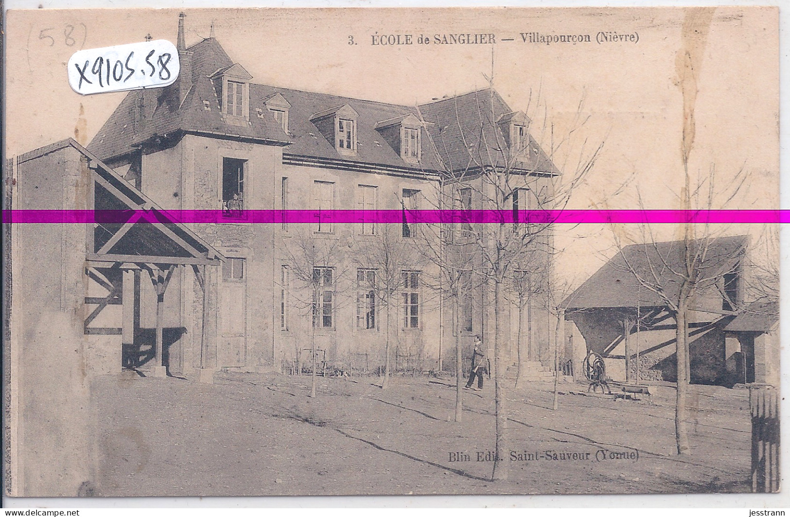 VILLAPOURCON- ECOLE DE SANGLIER - Autres & Non Classés