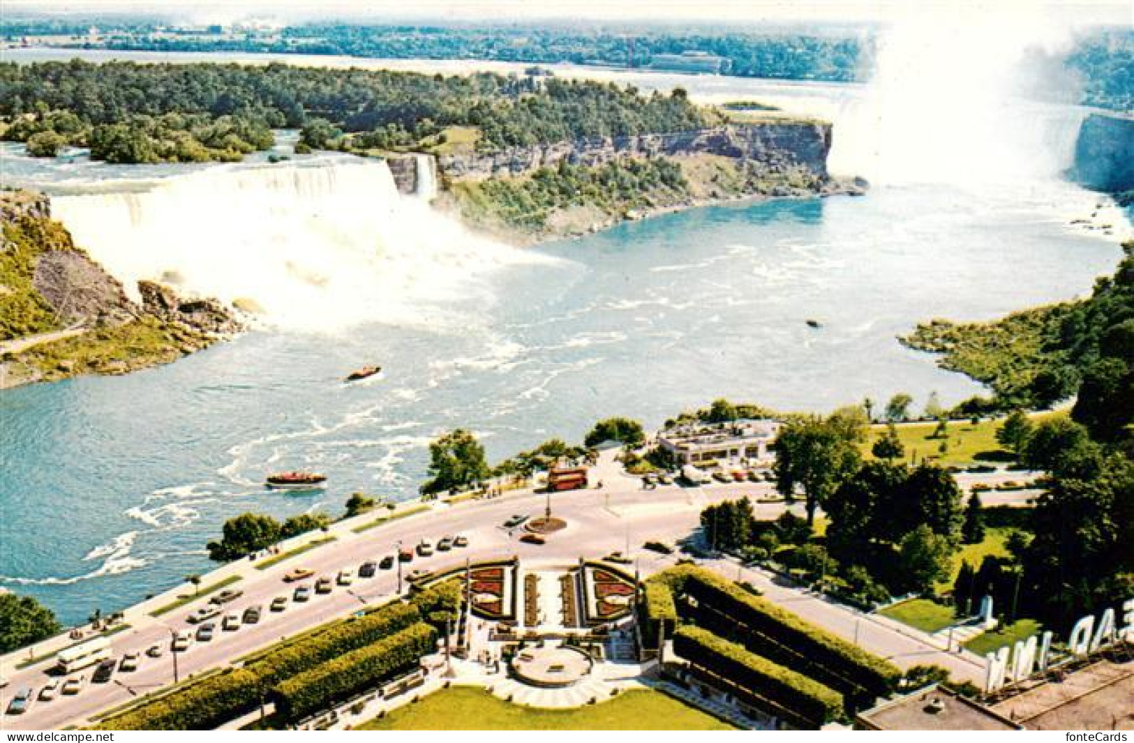73956749 Ontario__Canada Niagara Falls Oakes Garden Theatre American And Canadia - Non Classificati