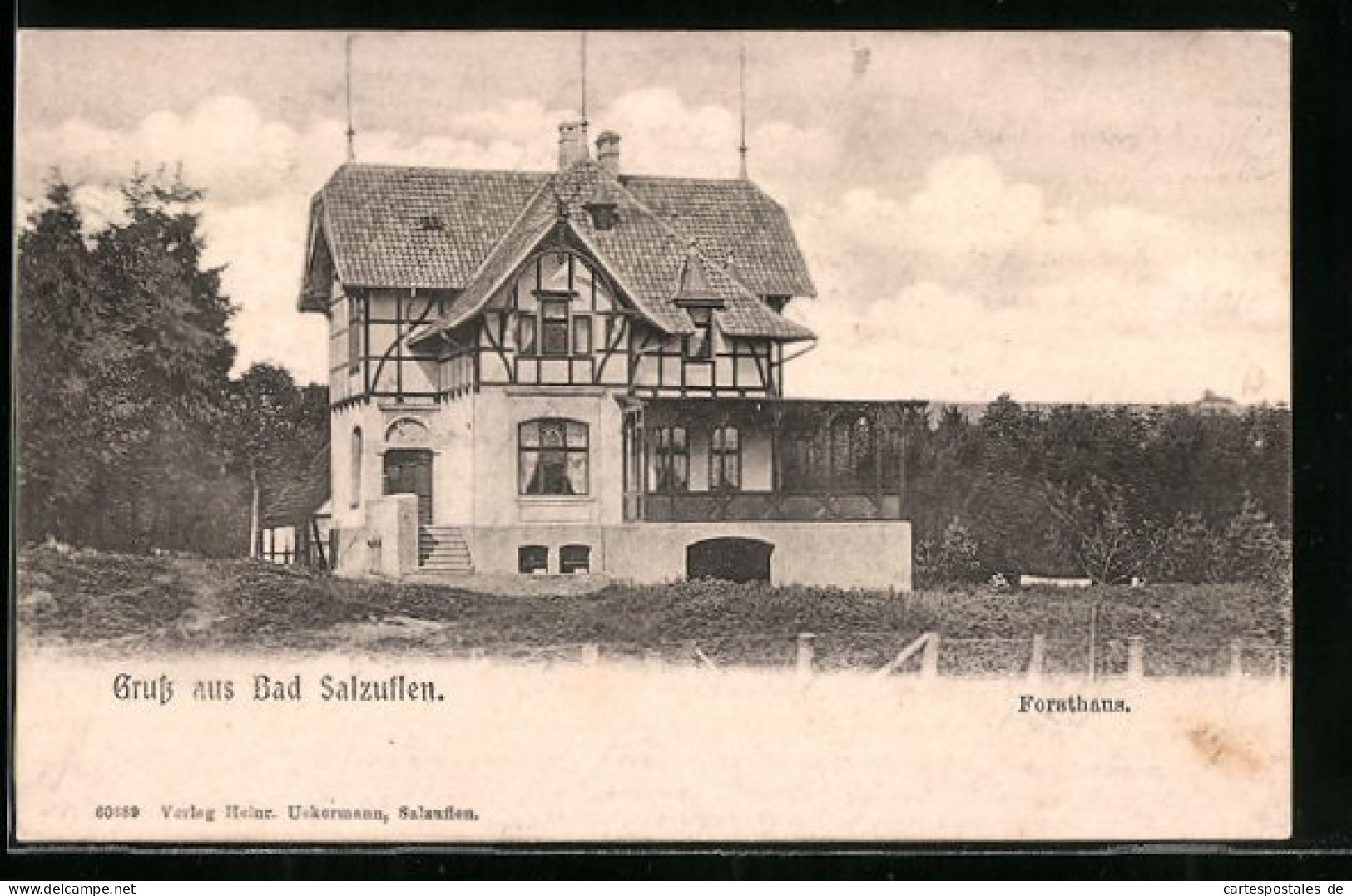 AK Bad Salzuflen, Gasthaus Forsthaus  - Chasse