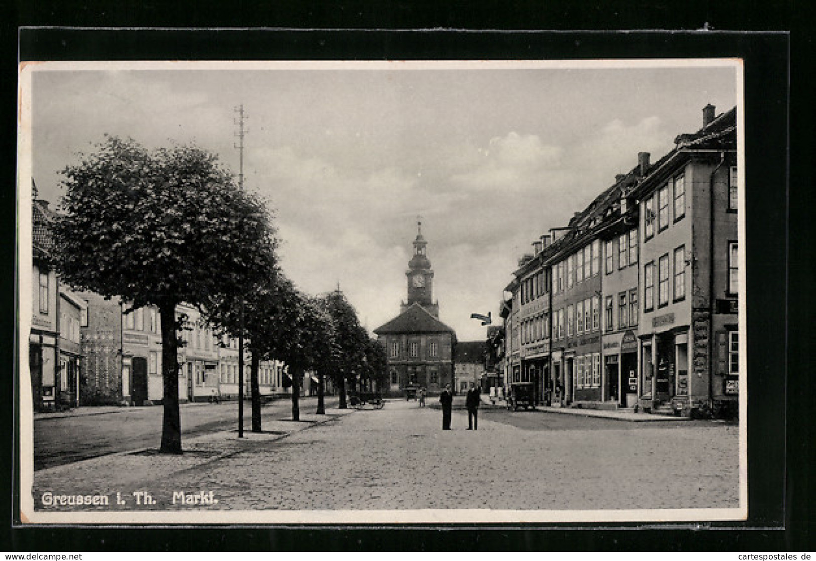 AK Greussen /Thür., Markt Und Rathaus  - Autres & Non Classés