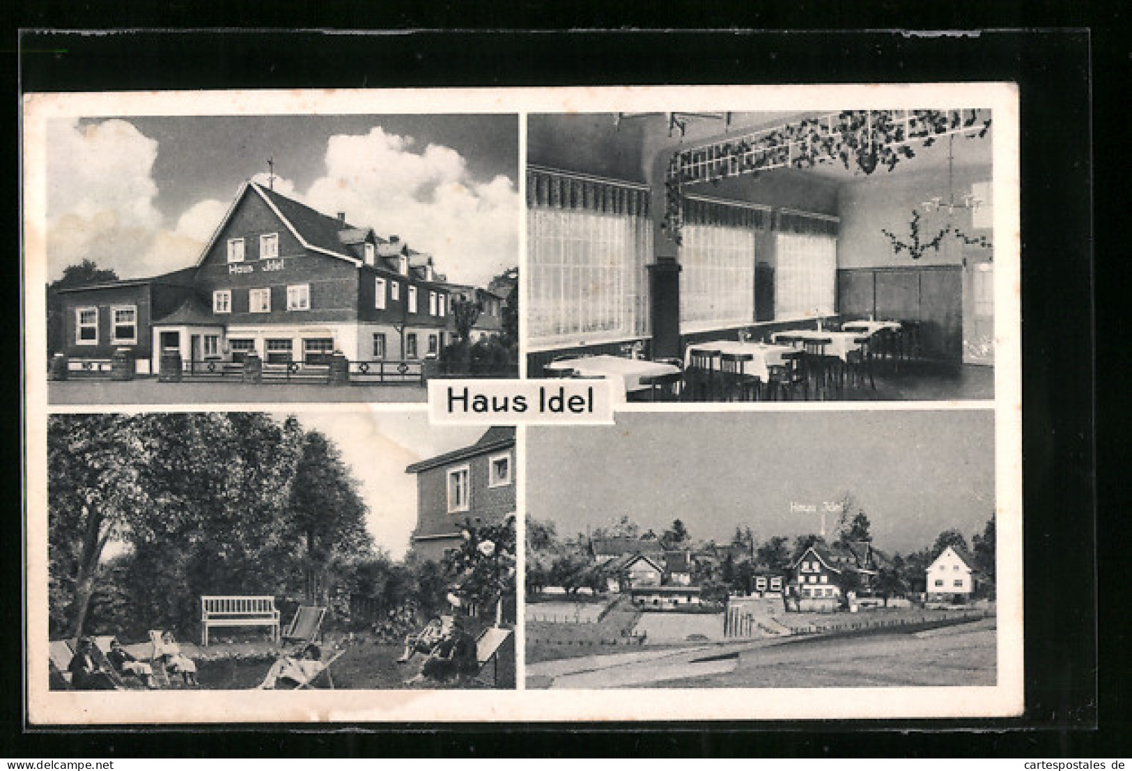 AK Hübender, Hotel Haus Idel, Innenansicht  - Altri & Non Classificati