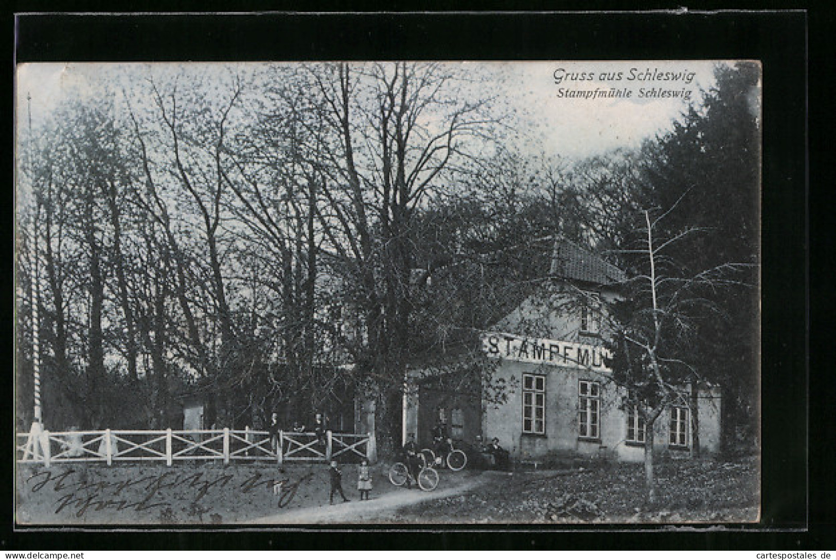 AK Schleswig, Gasthaus Stampfmühle Schleswig  - Schleswig