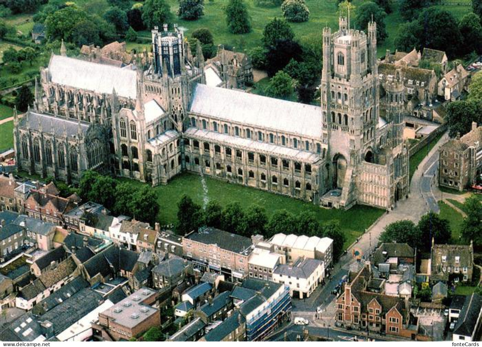 73956606 Ely__Cambridgeshire Ely Cathedral Fliegeraufnahme - Andere & Zonder Classificatie