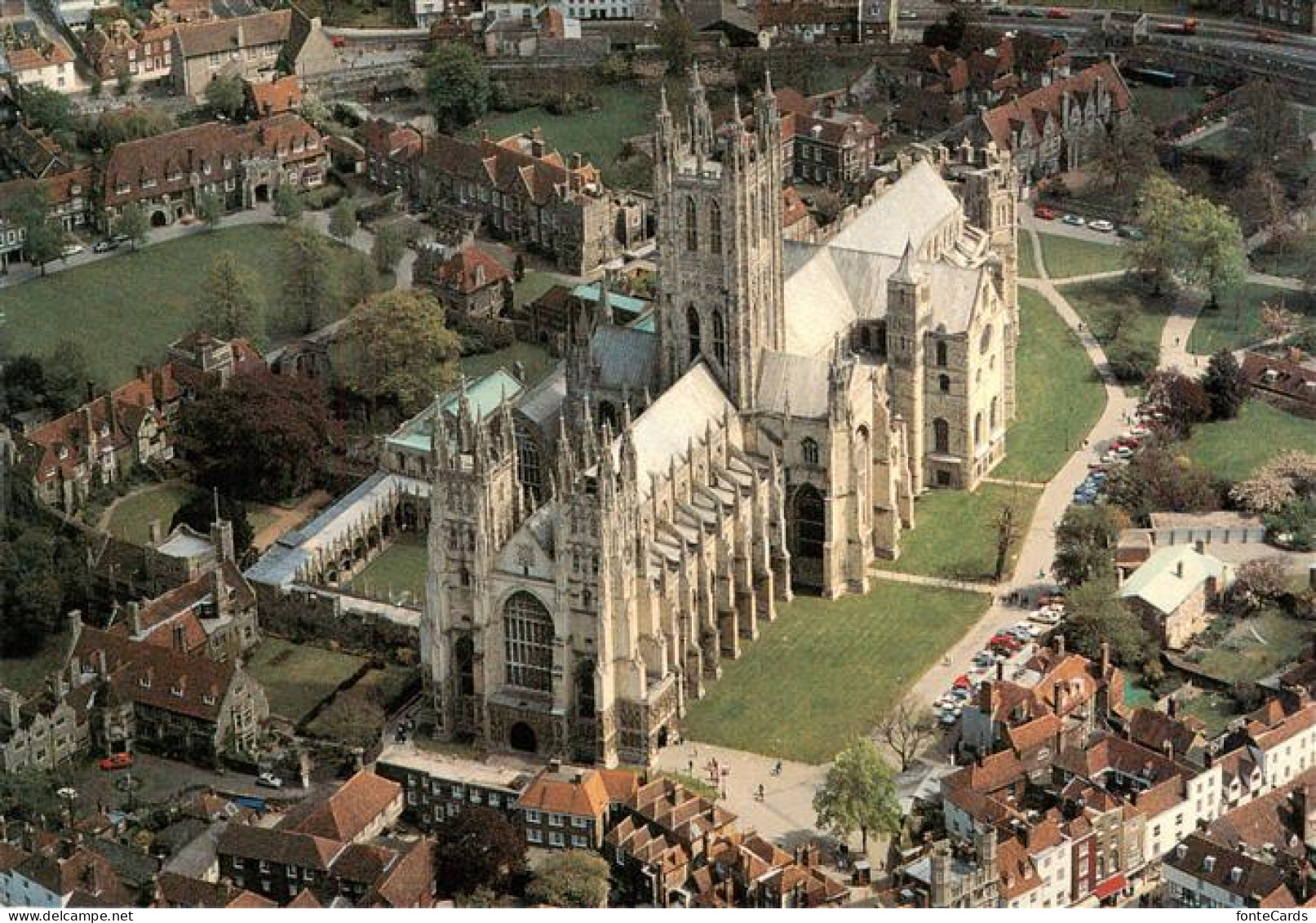 73956577 Canterbury__Kent_UK Cathedral Fliegeraufnahme - Andere & Zonder Classificatie