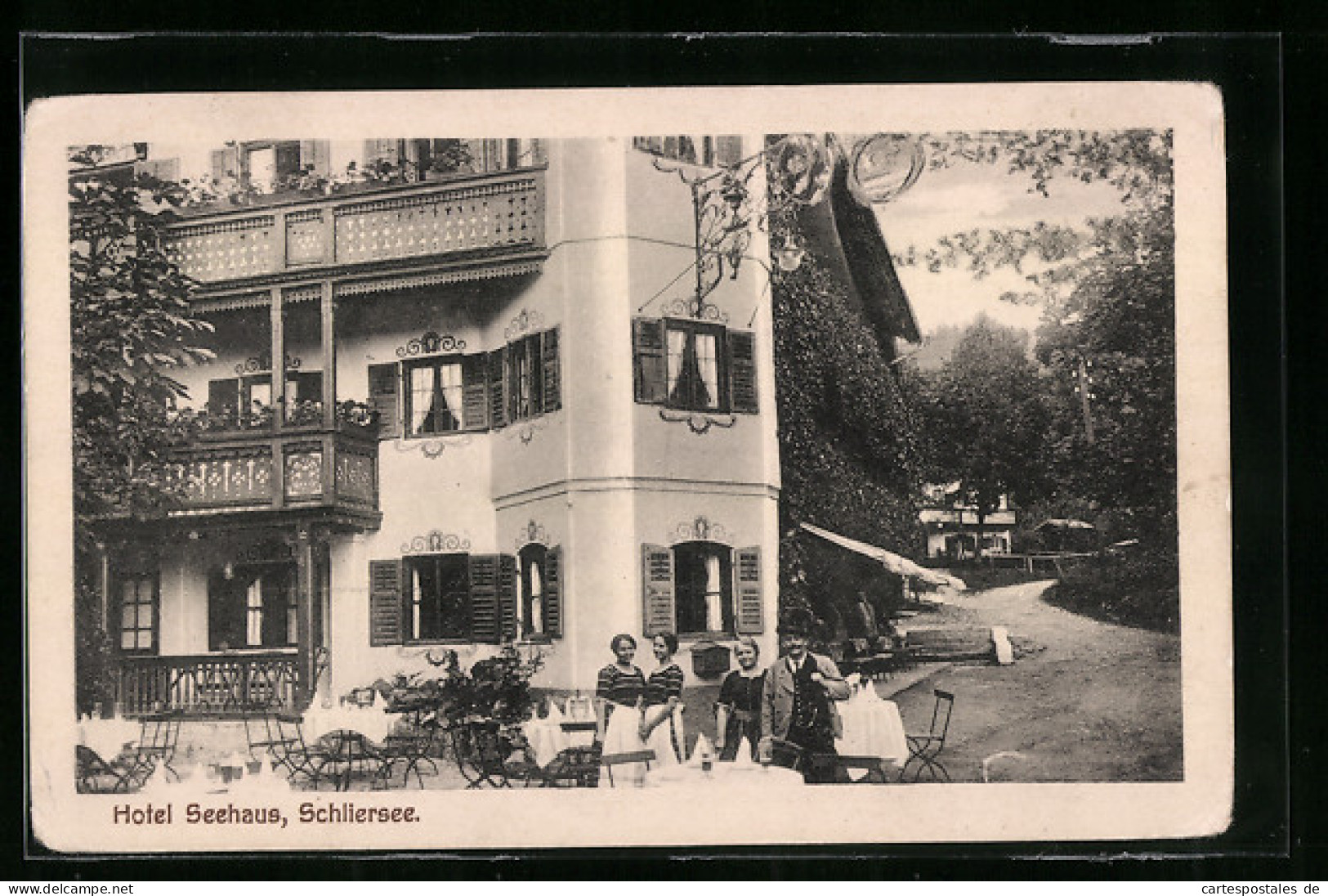 AK Schliersee, Hotel Seehaus Mit Aussenbereich  - Schliersee