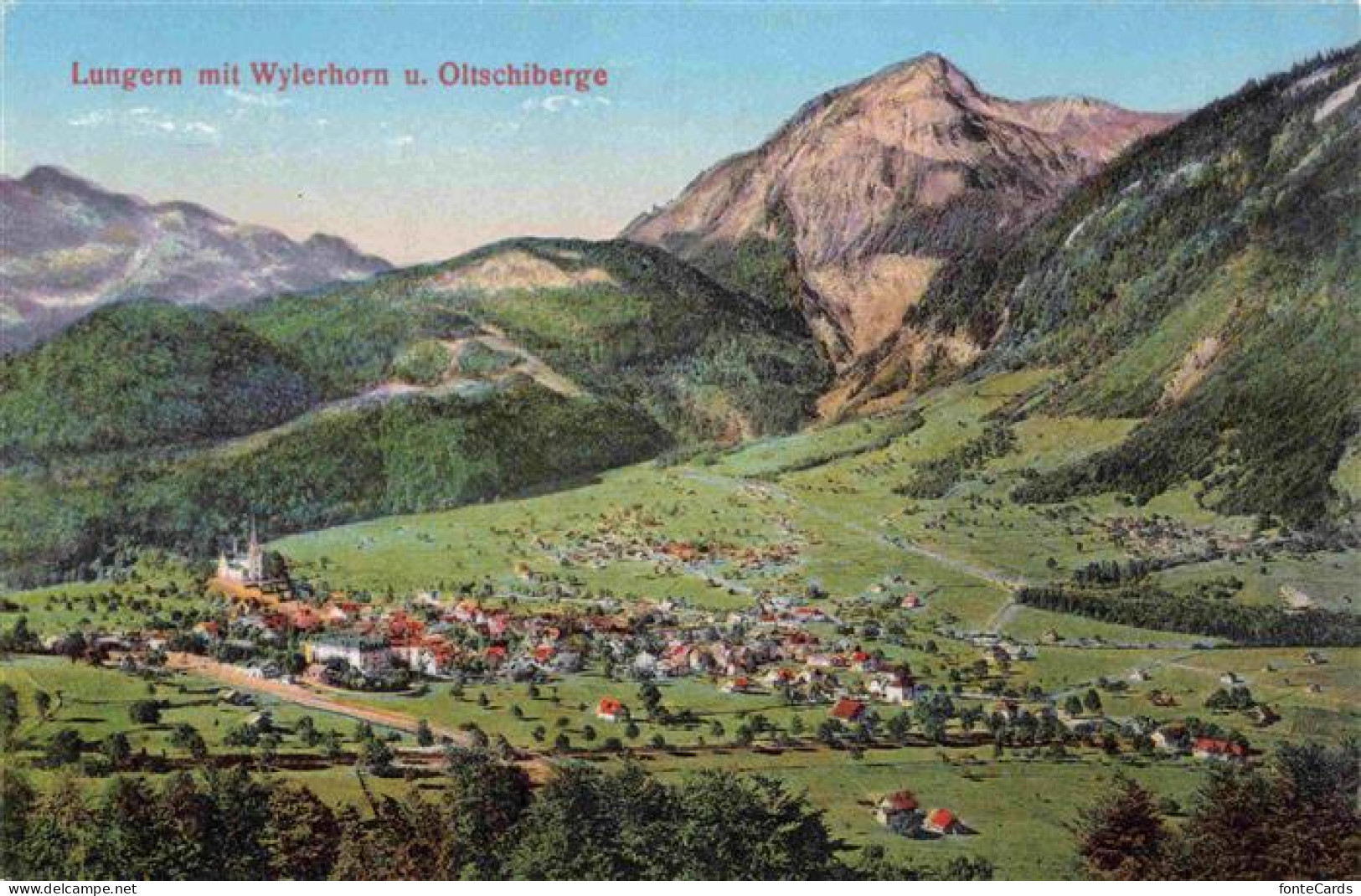 13976175 Lungern_OW Mit Wylerhorn Und Oltschiberge - Andere & Zonder Classificatie